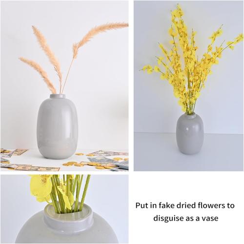 Large Piggy Bank for Adults Must Break to Open,Ceramic Money Bank,Alcancias De Dinero para Adultos,Girls Piggy Bank Boys,Coin Bank,Modren Home Decor Living Room,Disguise as Vase