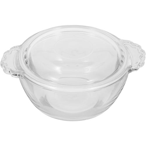 Generic Glass Food Steamer, Steamed Egg Bowl Cover, Microwave Egg Cooker for Home Kitchen, Heat Resistant Glass Mixing Bowl for Pudding and Milk Dessert