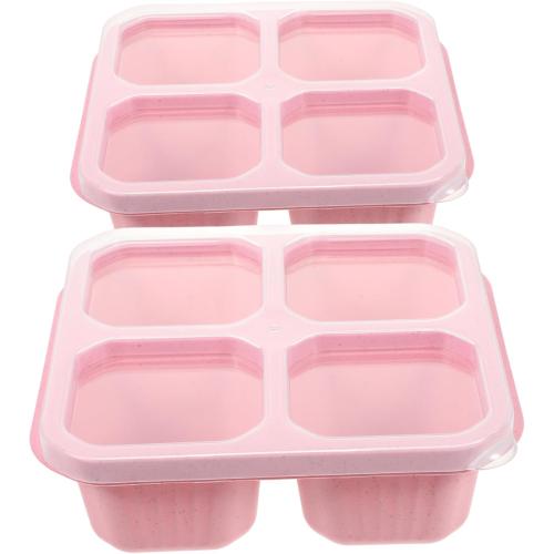 Snack Serving Box 3pcs Snack Containers Lids Serving Tray Lid Charcuterie Nuts Storage Case