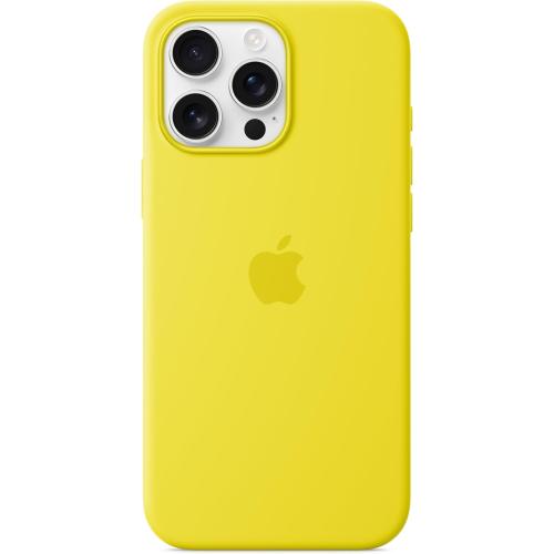 Apple iPhone 16 Pro Max Silicone Case with MagSafe and Camera Control: Lightweight Phone Case, Wireless Charging Compatible, Smooth Matte Finish; Star Fruit