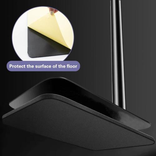 Floor Holder Stand Mount for Security Cameras with 360° Rotatable Gimbal, 27-74.8 Inch Adjustable Height Black Baby Monitor Floor Stand Compatible with 1/4 Screw Hole Camera