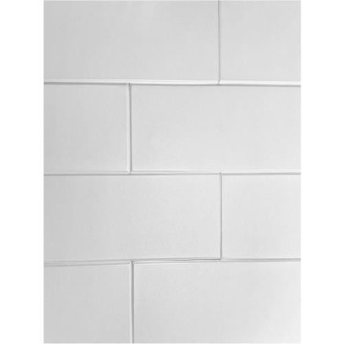 À LA MAISON CEILINGS WP08pw-96 Foam Ceiling Planks 39 in x 6 in, Plain White (156 sq.ft/case), Pack of 96