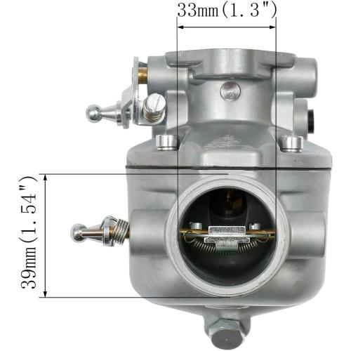 Ford 8N Marvel Schebler Carburetor | Heavy-Duty Carb Fit for Ford Tractor 2N 9N (1939-1952) | Replace# 8N9510C, 9N9510A, B3NN9510A, TSX33, TSX241A, TSX241B, TSX241C