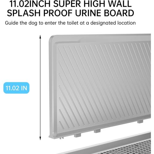 Size 25.48x19.69 Color Blue Indoor Dog Potty Tray with High Wall,25.59X19.69 Pee Pad Holder,Dogs Litter Box,Mesh Training Toilet for Puppy and Small Size Dog,Housebreaking Supplies, Pet Products (Blue)
