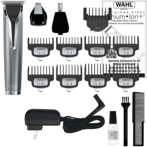 Wahl Stainless Steel Lithium Ion Men's Multi Purpose Beard, Facial Trimmer