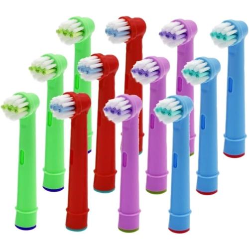 8 PCS Replacement Kids Children Tooth Brush Heads Compatible with Oral B EB-10A Pro-Health Stages Electric Toothbrush Oral Care, 3D Excel(8 Pcs)