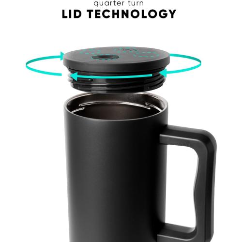 Simple Modern 40 oz Trek Tumbler with Handle and Straw Lid | Cup Holder Friendly Insulated Stainless Steel Travel Mug | Cream Leopard