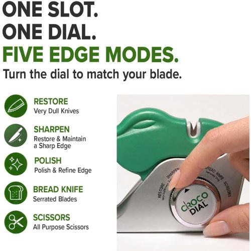 5-in-1 Knife Sharpener for Straight & Serrated Knives