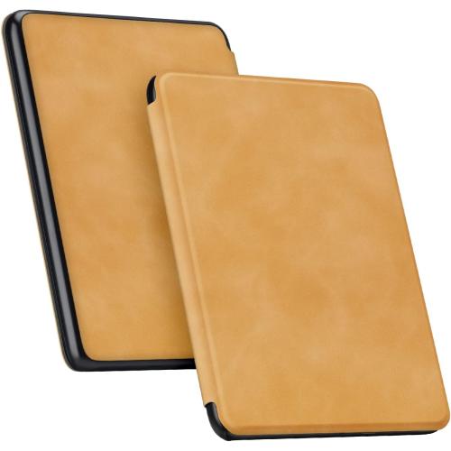 Ayotu Skin Touch Feeling Case for 6 All-New Kindle 11th Generation 2024/2022 Release (RS23CV/C2V2L3), Slim Kindle Cover with Auto Wake/Sleep, Only for Basic Kindle 2024/2022, Yellow