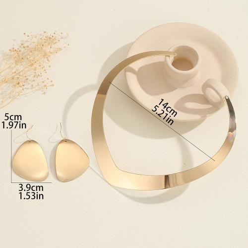 FORUBUS Princess Arab Necklace and Earrings, Princess Cosplay Costume Jewelry for Women Halloween Party School Ball