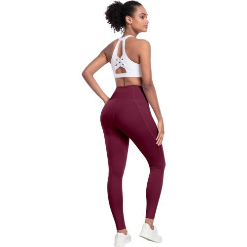 LZYVOO Leggings with Pockets for Women, 6 Packs Soft High Waisted Tummy Control Workout Yoga Pants