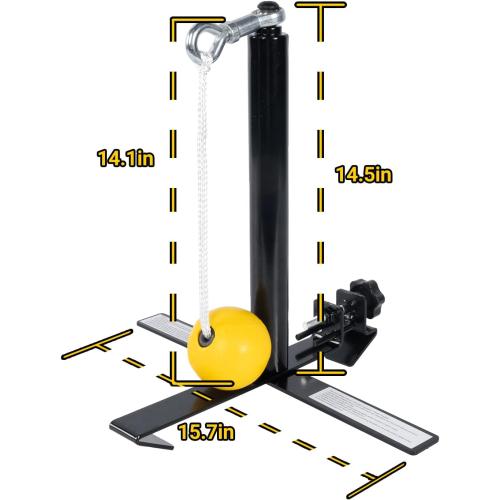 Portable Baseball Swing Trainer with The Tethered Ball,Premium Hitting/Batting Trainer System for Baseball and Softball,Easy Setup On Fence Hitting Trainer,Swing Trainer with Auto Reset