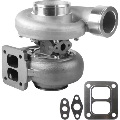 GT45 Turbocharger Anti-surge Twin-Scroll T4 V-Band 1.05 A/R 98mm Huge 600-800HP Fits for All 4.0L - 6.0L Boost Upgrade Racing Turbo Charger Engine OE GT45