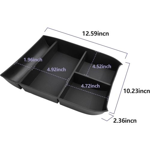 2025 Palisade Organizer for 2020 2021 2022 2023 2024 2025 Hyundai Palisade SE/SEL/XRT/Limited/Calligraphy Center Console Organizer Under Armrest Organizer Insert Tray 2025 Palisade Accessories 2PCS