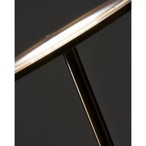 Brightech Sky LED Floor lamp for Living Rooms & Offices -Torchiere Super Bright , Dimmable, Tall Standing Lamp for Bedroom Reading - Gold Brass