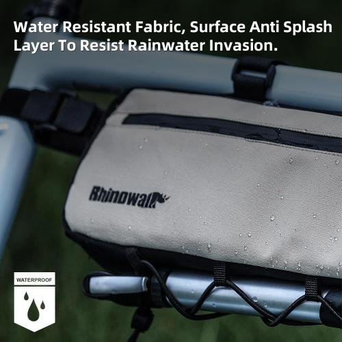 Rhinowalk Bike Bag Bike Frame Bag Waterproof Bike Triangle Bag 2.1L Bicycle Pouch Under Tube Bag Professional Cycling Accessories(XL)