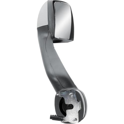 Replacement Passenger Right Side Hood Mirror Chrome Back Cover with Heated for Kenworth T680 New Gen 2022-2026