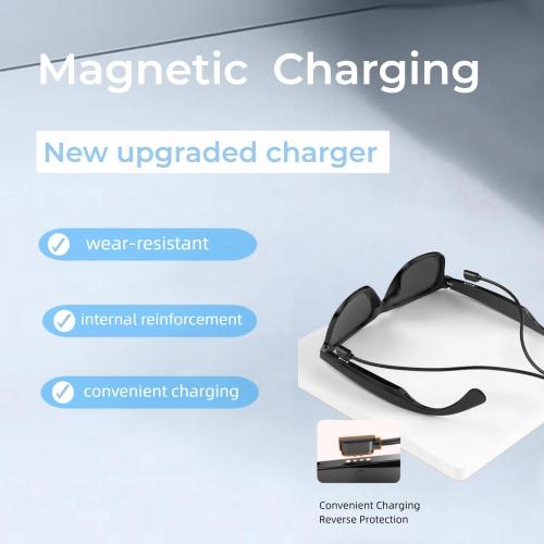 Smart Bluetooth Glasses, Smart Wireless Headphone Sunglasses for Men &Women with Built-in Speakers, Outdoor UV Protection,Touch &Voice Control, Hands-Free Calls
