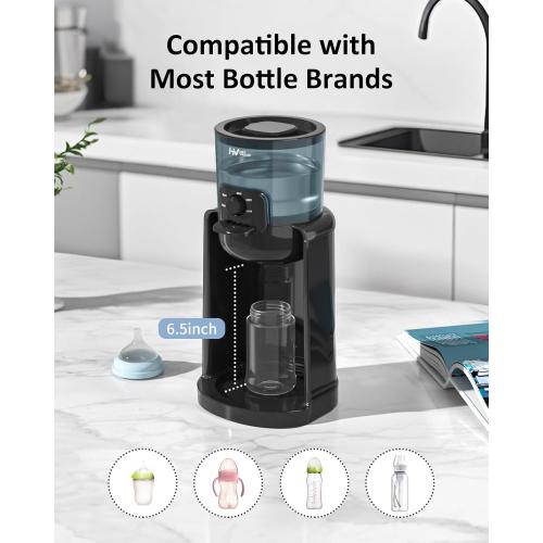 Water Warmer, HEYVALUE Baby Bottle Warmer, Formula Maker with Night Light, 4 Temperature Control & 72H Keep Warm, Detachable Tank, Instantly Dispenses Warm Water, Feed Baby More Easier and Healthier