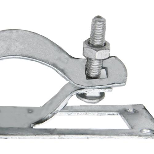 2-3/8 Fence Bracket SupConn (12Pcs), Steel to Wood Fence Brackets,Fence Brackets for Metal Posts,Metal Fence Post Brackets - Fence Post Repair (Include Screws)