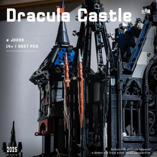 3007Pcs Haunted House Building Set, Halloween Castle Architecture Blocks, 3007Piece Horror Modular Building Kit for Adults & Teens, for Men & Women