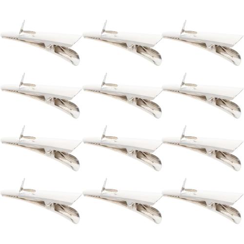 Luxshiny 100Pcs Christmas Tree Clips Metal Ornament Clips for Christmas Tree Decoration Spring Clamps for Xmas Ball Wreath Adornment Holiday Crafts Home Supplies