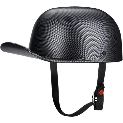 Baseball Style Cap Motorcycle Helmet Unisex-Adult - DOT Approved