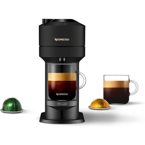 Nespresso Vertuo Next Coffee and Espresso Machine by De'Longhi, Matte Black