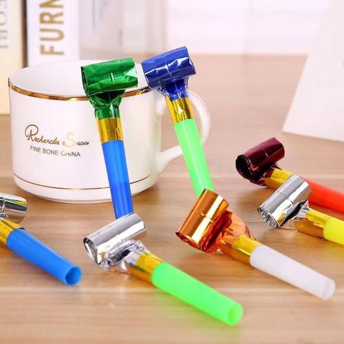 Party Blower, Colorful Birthday Noisemakers Funny Birthday Blow Horns Squawkers Party Whistles New Years Party Favors for Kids Adults