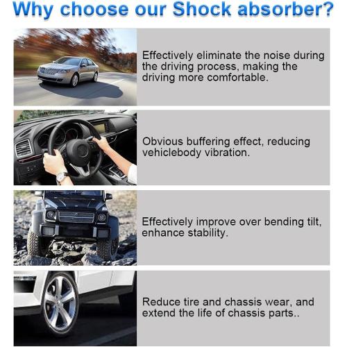 JDMON Replacement for Rear Air Spring kit Suspension Bags Compatible with BMW X5 E70 2007 2008 2009 2010 2011 2012 2013, X6 E71 E72 2008-2014, 37126790080 37126790078, Pair Left & Right