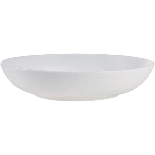 Mikasa Annabelle Bone China Dinnerware Set, 40-Piece Service for 8, White Hobnail Detail, Dinner Plates, Salad Plates, Bowls and Mugs, Dishwasher and Microwave Safe‼️light dirt and incomplete‼️