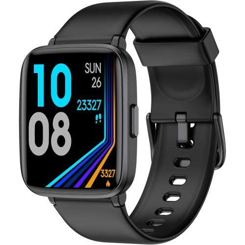 Fitness Tracker Watch with Heart Rate Monitor, Activity Tracker with Pedometer, Sleep Monitor, Calories & Step Counter, IP68 Waterproof Smart Watches for Women Men Fitness Watch for Sports