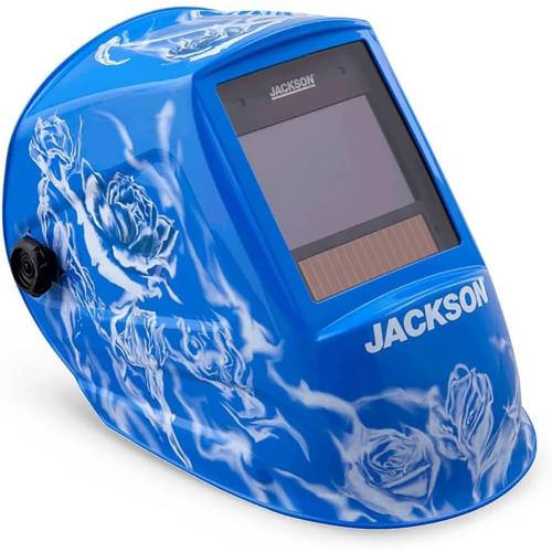 Jackson Safety Premium Graphic Welding Hood with ADF - Ultra Lightweight Auto Darkening Welding Helmet - ANSI Z87.1 (Multiple Styles)