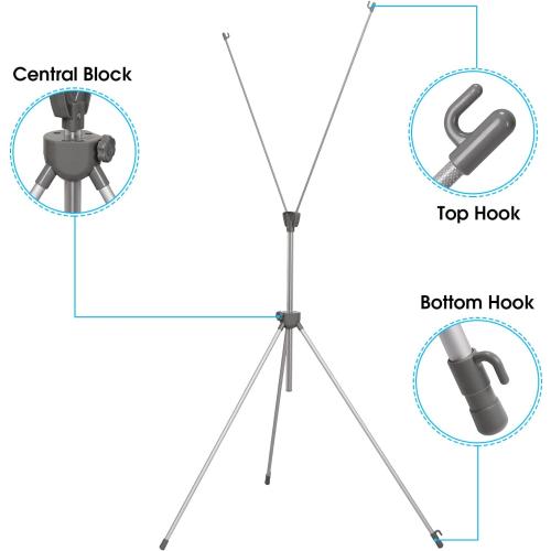 Adjustable Reinforced X Banner Stand, Fit Banner Size 23 x 63 to 32 x 78 Inches with Travel Bag