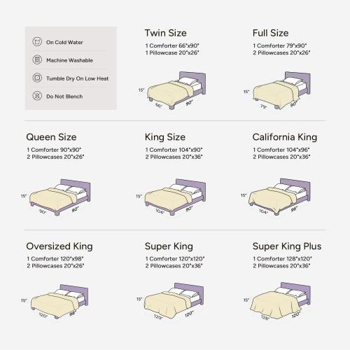 Andency Comforter Set Oversized King Beige 120x120, 3 Pieces Boho Fall Tassel Lightweight Bedding Comforter Sets, All Season Soft Bed Set (1 Comforter & 2 Pillowcases)