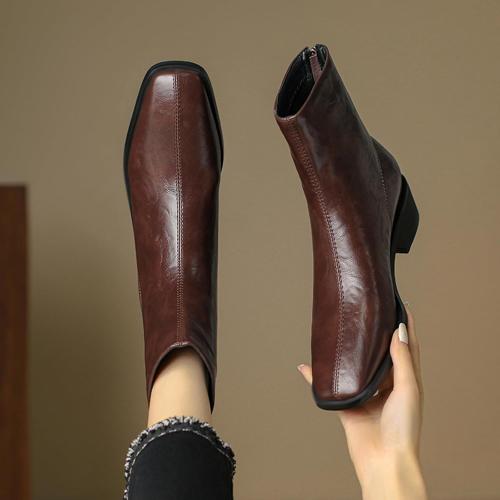 Size 7.5. ...Diuniarza Womens Chelsea Boots Ankle Bootie Square Toe