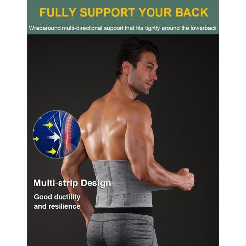 Back Brace for Lower Back Pain Men Women, Back Support Brace & Elastic Supports Belly Band Stomach Wrap Waist Belt Waist Trainer, Waist Brace Waist Trainer for Men Sciatica Pain Relief (Beige, XX-Large)