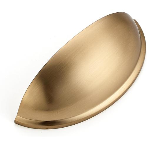 Ravinte 10 Pack 3 Drawer Pulls Champagne Bronze Cabinet Cup Pulls Kitchen Hardware Cabinet Handles Drawer Handles Knobs 3 inch Hole Center