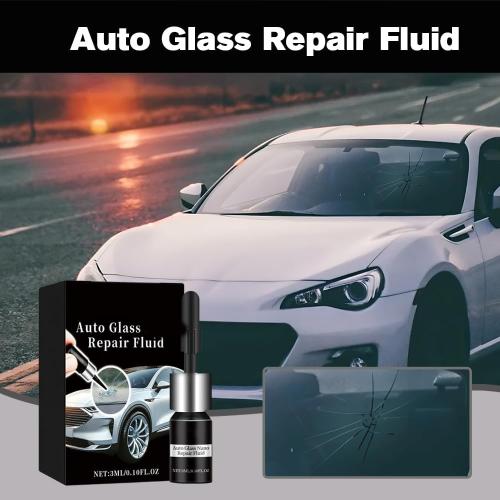 Windshield Crack Repair Kit, 2025 Upgraded Glass Crack Repair Liquid for Windscreen, Cracked Windshield Repair Kit for Car Glass Fixing, Universal Cracks Gone Glass (1pc)