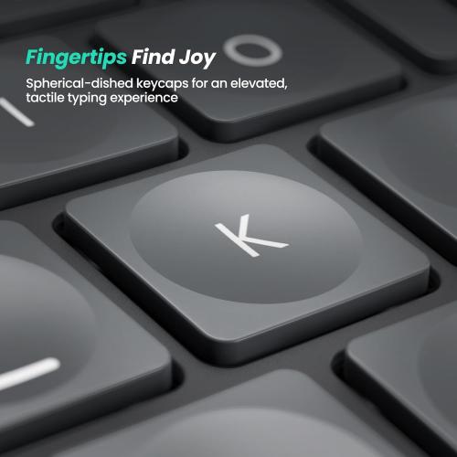 Nulea Ergonomic Split Keyboard Wireless Cushioned Wrist Rest Rechargeable