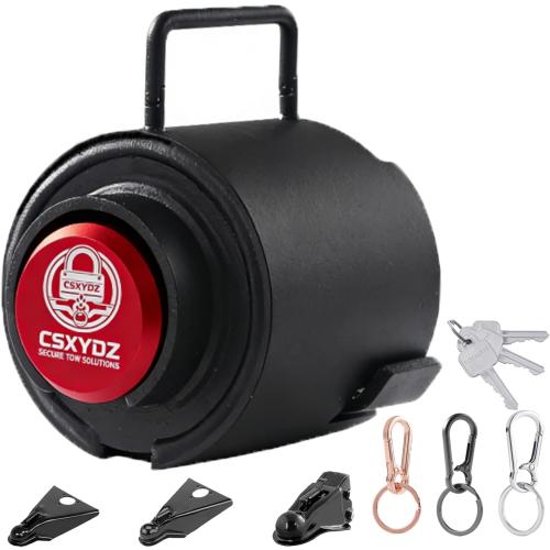 Trailer Ball Lock, Heavy Duty, Fits 2 5/16-Inch Couplers(with Handle)