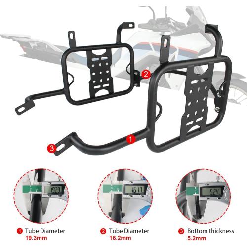 Xitomer Motorcycle Saddlebag Support Racks, Fit for XL 750 Transalp 2025 2024 2023 XL 750 Transalp Motorcycle Pannier Racks Side Carrier Pannier Racks