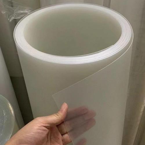 Clear Frosted Privacy Plastic Sheet,1mm Thick Polypropylene Panel,Weatherproof Privacy Screen for Balcony,for DIY Crafts Projects Home Applications,Easy Cut (1m x 5m(3.3ft x 16.4ft))