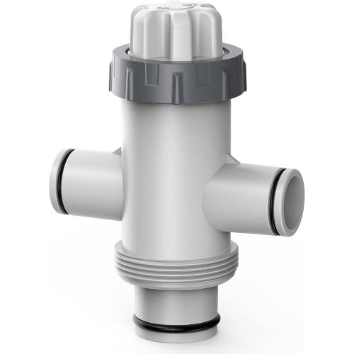 Split Swimming Pool Hose Plunger Valve, 2 in 1 Hose Plunger Valve Swimming Pool Part for Filter Circulation System