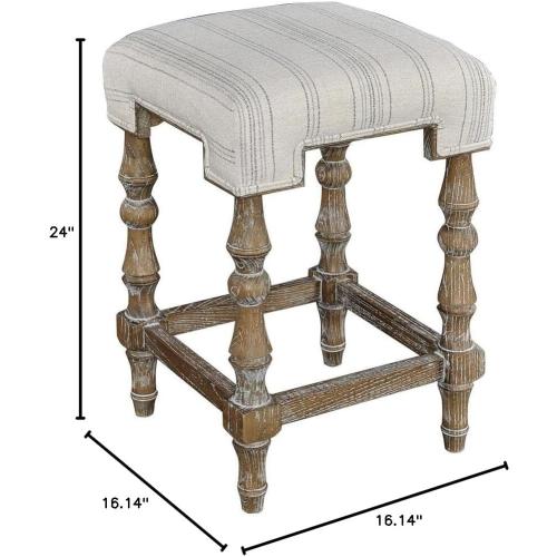 Linon Shelly Backless Counter Stool