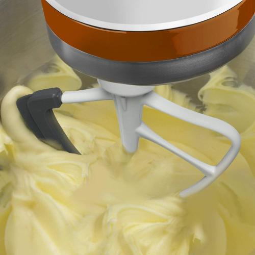 4.5-5 Quart Flex Edge Beater for KitchenAid Tilt-Head Stand Mixers White