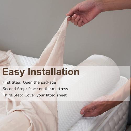 YIHATA Bed Bumpers for Toddlers 1 Pack Bed Rail for Toddlers Foam Safety Bed Guard Rail for Kids with Non-Slip Water Resistant and Washable Cover Bed Bumper for Twin, Queen, King, Full Bed