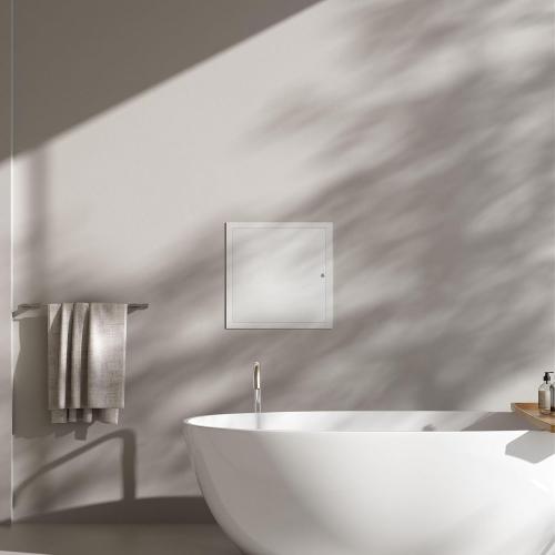 Thicken 1mm 24 x 24 Access Panel for Drywall,Attic Door, Ceiling Access Panel for Drywall,24x24 Metal Access Panels are Thickened to 1mm to Solve The Problem of Fragile Panels(Screwdriver Latch)