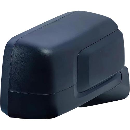 Passenger Right Side Door Mirror Textured Back Cover Power Heated Glass Manual Folding with Temperature and Blind Spot Glass Light For Chevrolet Silverado 1500 from 2019 to 2024
