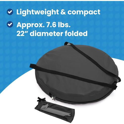 WeatherPod® The Original Shark Tank MyPod™ 1-2 Person Pop-Up Pod - Stay Warm, Dry, and Out of The Sun - Weather Pod for Sports, Rain, or Wind